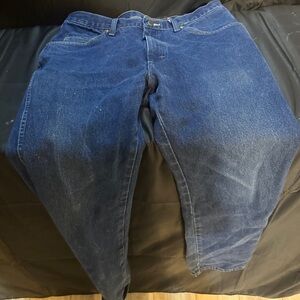 Classic Blue Men's Jeans-wrangler jeans-size 35x32-#518